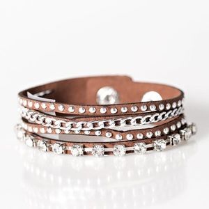 5 for $25! Paparazzi brown urban bracelet
